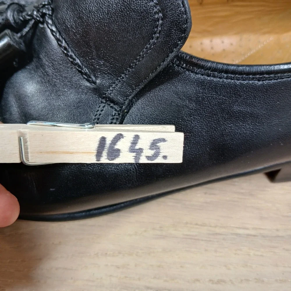 Magnanni Tassel Loafers Mens 9M Black Leather Dress Office Business Casual